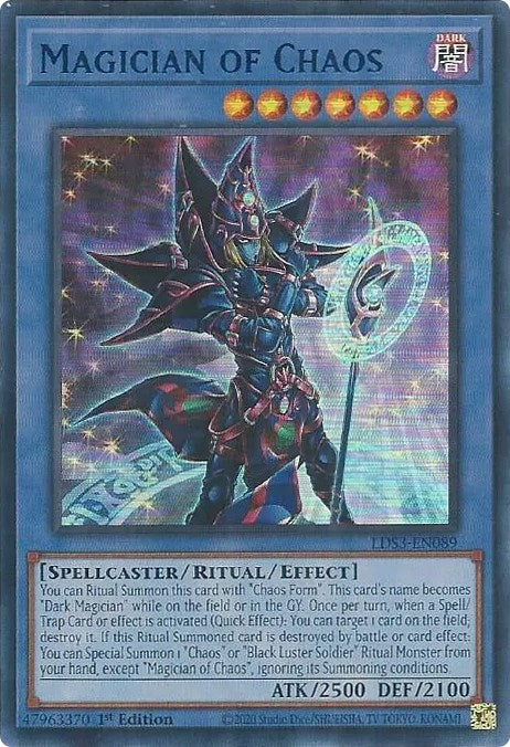 Magicien du Chaos (Bleu) [LDS3-EN089] Ultra Rare 