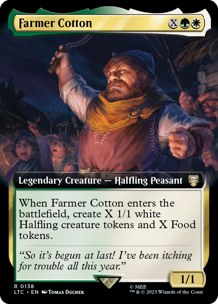 Farmer Cotton (Extended Art) [The Lord of the Rings: Tales of Middle-Earth Commander] - Magic: The Gathering - Card Brawlers | Quebec | Canada |