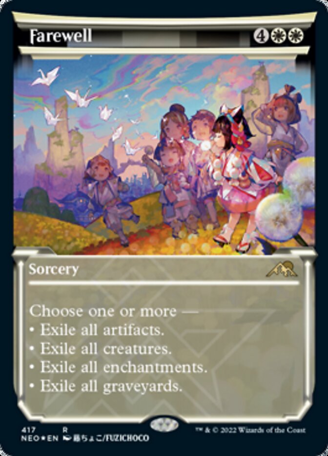 Farewell (Showcase) (Foil Etched) [Kamigawa: Neon Dynasty] - Magic: The Gathering - Card Brawlers | Quebec | Canada |
