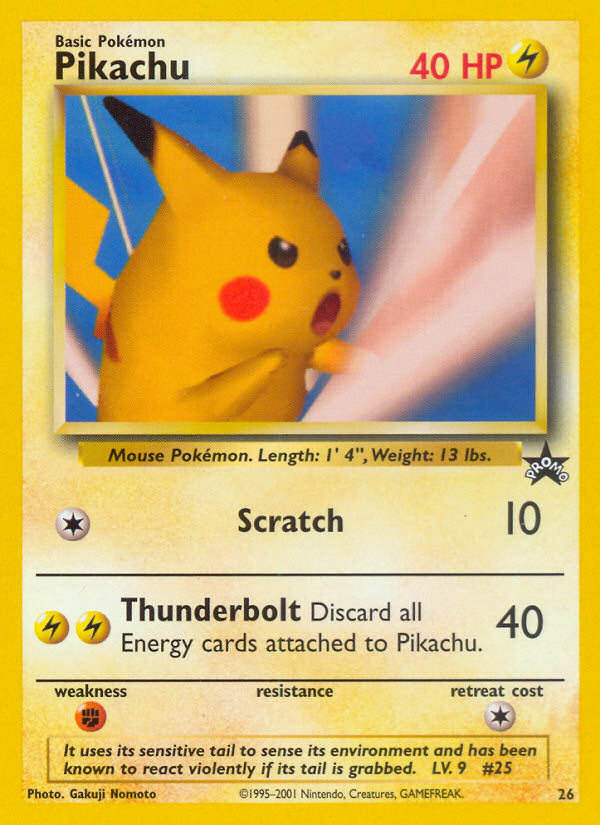 Pikachu (26) [Wizards of the Coast: Black Star Promos] - Pokémon - Card Brawlers | Quebec | Canada |
