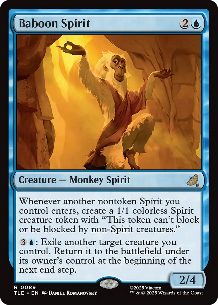 Baboon Spirit [Avatar: The Last Airbender: Eternal-Legal] - Magic: The Gathering - Card Brawlers | Quebec | Canada |