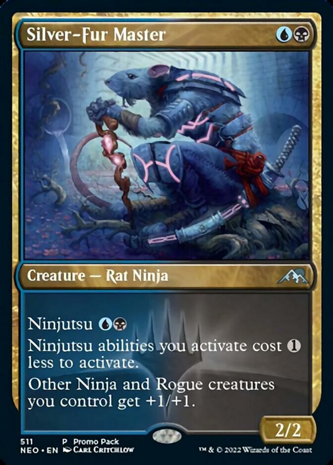 Silver-Fur Master (Promo Pack) [Kamigawa: Neon Dynasty Promos] - Magic: The Gathering - Card Brawlers | Quebec | Canada |