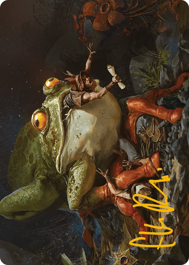 Rampant Frogantua Art Card (Gold-Stamped Signature) [Modern Horizons 3 Art Series] - Magic: The Gathering - Card Brawlers | Quebec | Canada |