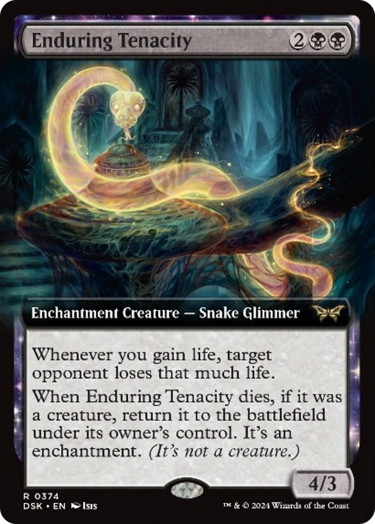 Enduring Tenacity (Extended Art) [Duskmourn: House of Horror] - Magic: The Gathering - Card Brawlers | Quebec | Canada |