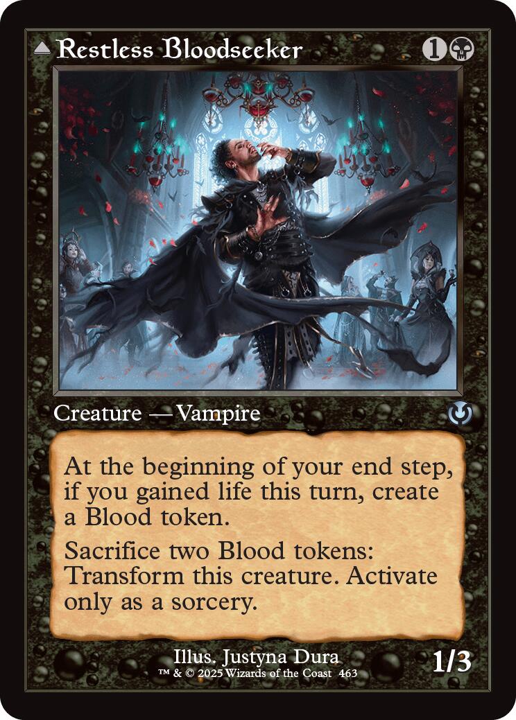 Restless Bloodseeker // Bloodsoaked Reveler (Retro Frame) [Innistrad Remastered] - Magic: The Gathering - Card Brawlers | Quebec | Canada |