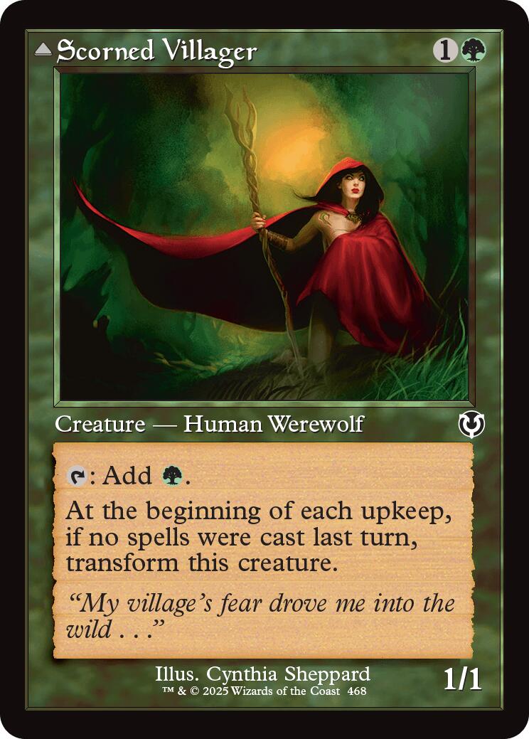 Scorned Villager // Moonscarred Werewolf (Retro Frame) [Innistrad Remastered] - Magic: The Gathering - Card Brawlers | Quebec | Canada |