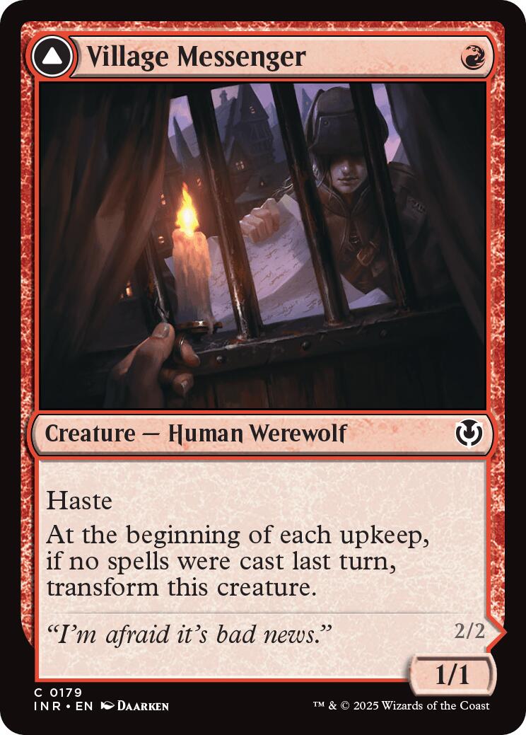 Village Messenger // Moonrise Intruder [Innistrad Remastered] - Magic: The Gathering - Card Brawlers | Quebec | Canada |