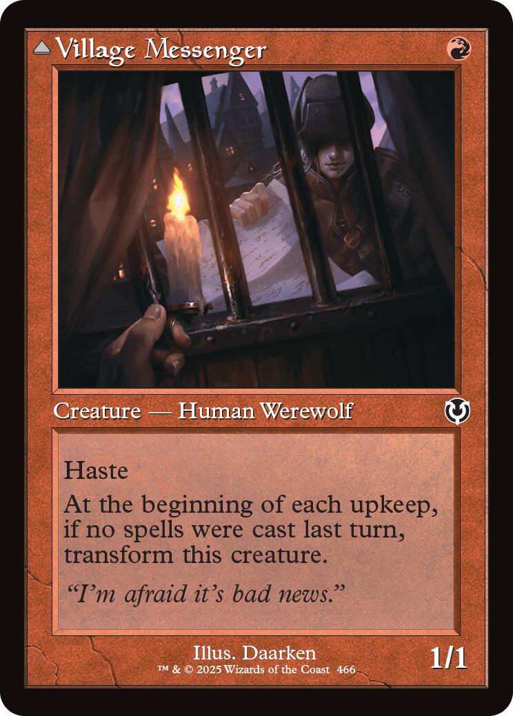 Village Messenger // Moonrise Intruder (Retro Frame) [Innistrad Remastered] - Magic: The Gathering - Card Brawlers | Quebec | Canada |
