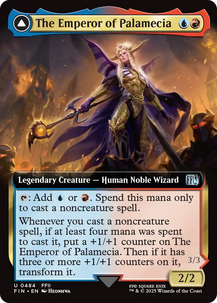 The Emperor of Palamecia // The Lord Master of Hell (Extended Art) [FINAL FANTASY] - Magic: The Gathering - Card Brawlers | Quebec | Canada |