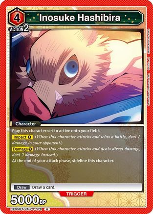 Inosuke Hashibira (078) (UE05BT/KMY-1-078) - UE05BT Demon Slayer Kimetsu no Yaiba Foil - UE05BT: Demon Slayer: Kimetsu no Yaiba - Card Brawlers | Quebec | Canada |