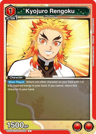Kyojuro Rengoku (088) (UE05BT/KMY-1-088) - UE05BT Demon Slayer Kimetsu no Yaiba - UE05BT: Demon Slayer: Kimetsu no Yaiba - Card Brawlers | Quebec | Canada |