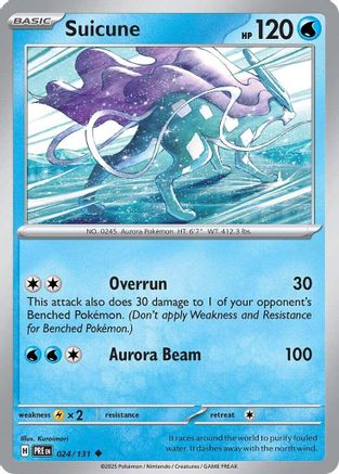 Suicune (024/131) [Scarlet & Violet: Prismatic Evolutions] - Pokémon - Card Brawlers | Quebec | Canada |
