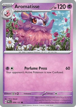 Aromatisse (039/131) [Scarlet & Violet: Prismatic Evolutions] - Pokémon - Card Brawlers | Quebec | Canada |