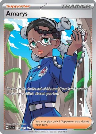 Amarys (132/131) [Scarlet & Violet: Prismatic Evolutions] - Pokémon - Card Brawlers | Quebec | Canada |