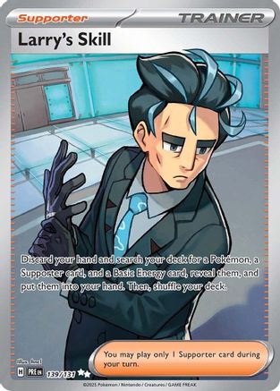 Larry's Skill (139/131) [Scarlet & Violet: Prismatic Evolutions] - Pokémon - Card Brawlers | Quebec | Canada |