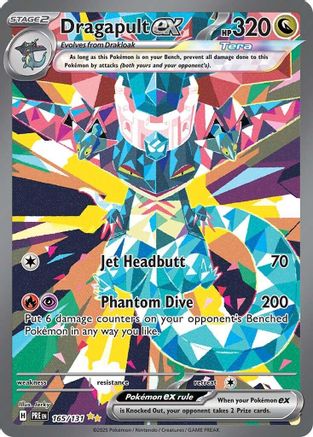 Dragapult ex (165/131) [Scarlet & Violet: Prismatic Evolutions] - Pokémon - Card Brawlers | Quebec | Canada |