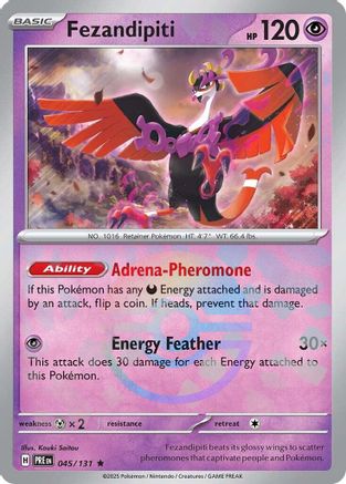 Fezandipiti (045/131) (Poke Ball Pattern) [Scarlet & Violet: Prismatic Evolutions] - Pokémon - Card Brawlers | Quebec | Canada |
