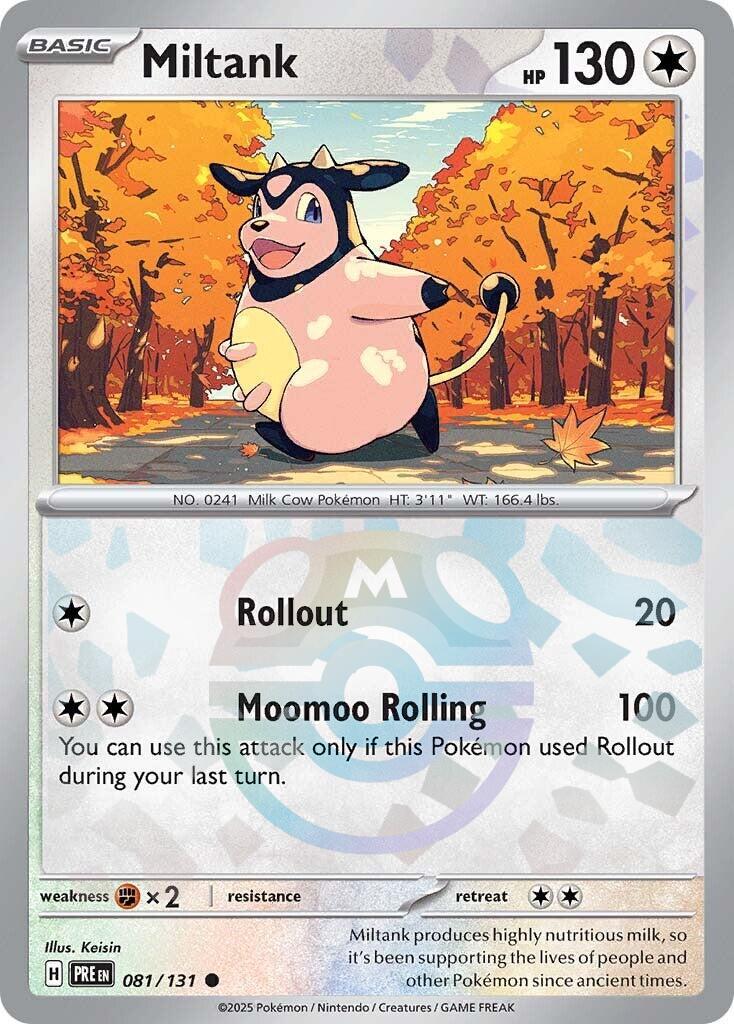 Miltank (081/131) (Master Ball Pattern) [Scarlet & Violet: Prismatic Evolutions] - Pokémon - Card Brawlers | Quebec | Canada |