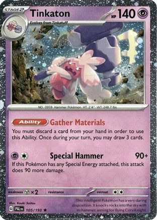 Tinkaton (105/193) - Holofoil [Blister Exclusives]
