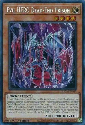 Evil HERO Dead-End Prison [SUDA-EN002] Secret Rare - Yu-Gi-Oh! - Card Brawlers | Quebec | Canada |