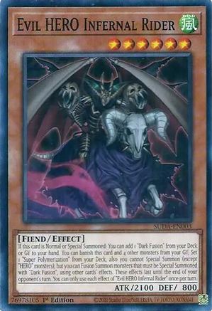 Evil HERO Infernal Rider [SUDA-EN003] Common - Yu-Gi-Oh! - Card Brawlers | Quebec | Canada |