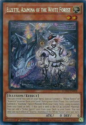 Elzette, Azamina of the White Forest [SUDA-EN008] Secret Rare - Yu-Gi-Oh! - Card Brawlers | Quebec | Canada |