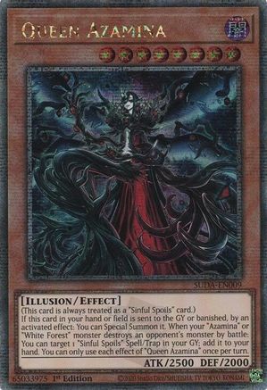 Queen Azamina (Quarter Century Secret Rare) [SUDA-EN009] Quarter Century Secret Rare - Yu-Gi-Oh! - Card Brawlers | Quebec | Canada |
