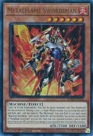 Metalflame Swordsman [SUDA-EN014] Ultra Rare - Yu-Gi-Oh! - Card Brawlers | Quebec | Canada |