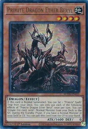Primite Dragon Ether Beryl [SUDA-EN015] Ultra Rare - Yu-Gi-Oh! - Card Brawlers | Quebec | Canada |
