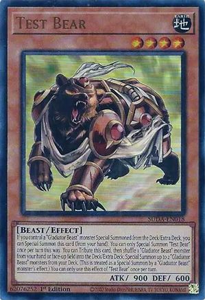 Test Bear [SUDA-EN018] Ultra Rare - Yu-Gi-Oh! - Card Brawlers | Quebec | Canada |