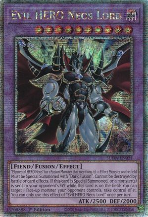 Evil HERO Neos Lord (Quarter Century Secret Rare) [SUDA-EN031] Quarter Century Secret Rare - Yu-Gi-Oh! - Card Brawlers | Quebec | Canada |