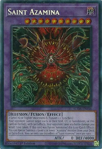 Saint Azamina [SUDA-EN036] Secret Rare - Yu-Gi-Oh! - Card Brawlers | Quebec | Canada |
