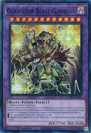 Gladiator Beast Claudius [SUDA-EN038] Super Rare - Yu-Gi-Oh! - Card Brawlers | Quebec | Canada |