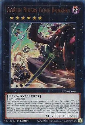 Goblin Bikers Gone Bonkers [SUDA-EN044] Ultra Rare - Yu-Gi-Oh! - Card Brawlers | Quebec | Canada |