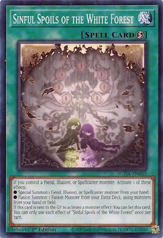Sinful Spoils of the White Forest [SUDA-EN055] Common - Yu-Gi-Oh! - Card Brawlers | Quebec | Canada |