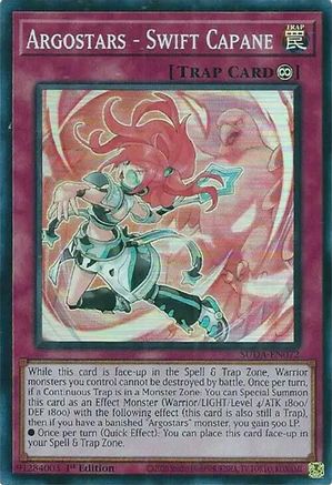 Argostars - Swift Capane [SUDA-EN072] Super Rare - Yu-Gi-Oh! - Card Brawlers | Quebec | Canada |
