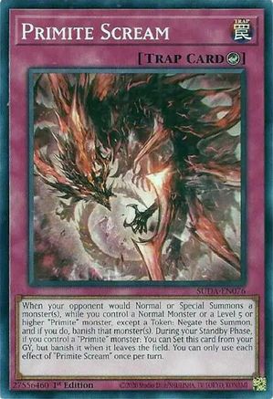 Primite Scream [SUDA-EN076] Common - Yu-Gi-Oh! - Card Brawlers | Quebec | Canada |