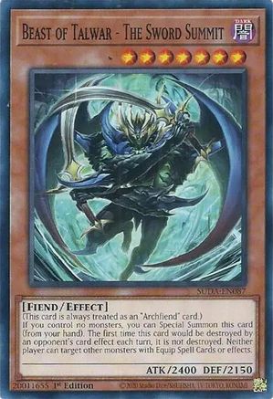 Beast of Talwar - The Sword Summit [SUDA-EN087] Common - Yu-Gi-Oh! - Card Brawlers | Quebec | Canada |