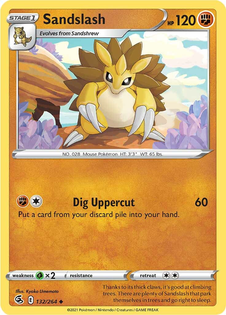 Sandslash (132/264) [Sword & Shield: Fusion Strike] - Pokémon - Card Brawlers | Quebec | Canada |