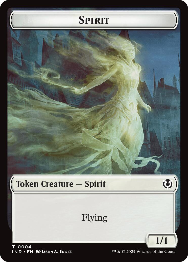 Spirit // Human (0002) Double-Sided Token [Innistrad Remastered Tokens] - Magic: The Gathering - Card Brawlers | Quebec | Canada |