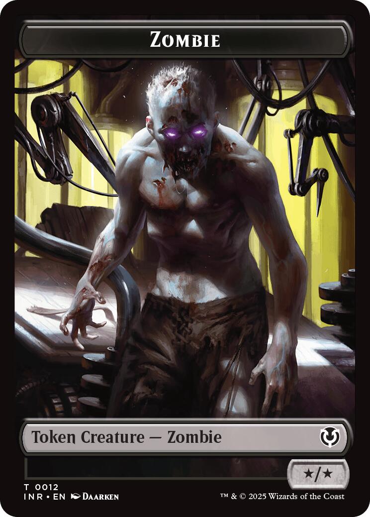 Zombie (0011) // Zombie (0012) Double-Sided Token [Innistrad Remastered Tokens] - Magic: The Gathering - Card Brawlers | Quebec | Canada |