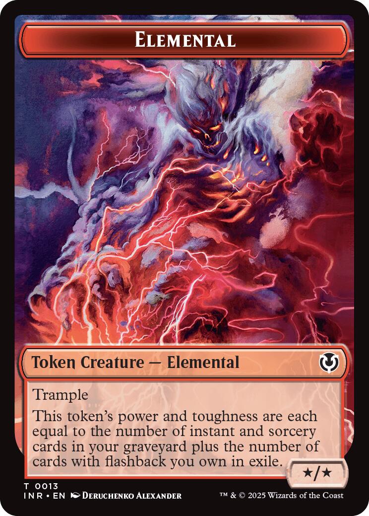 Elemental // Human (0014) Double-Sided Token [Innistrad Remastered Tokens] - Magic: The Gathering - Card Brawlers | Quebec | Canada |