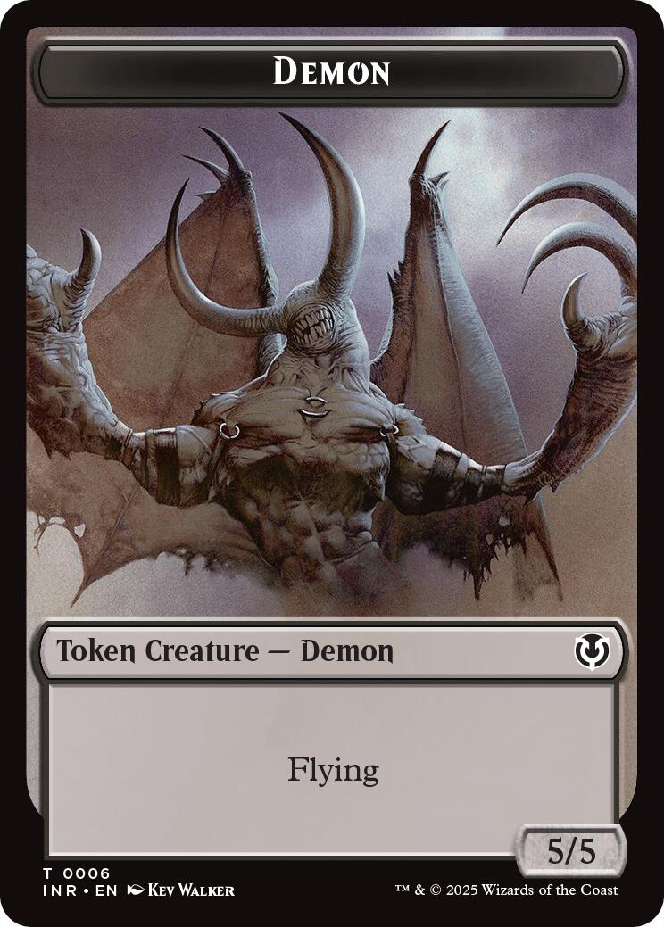 Demon // Human Cleric Double-Sided Token [Innistrad Remastered Tokens] - Magic: The Gathering - Card Brawlers | Quebec | Canada |