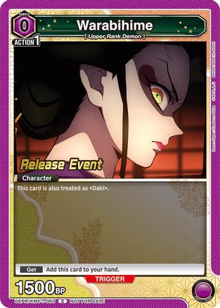 Warabihime (UEPR/KMY-1-060) - UE05BT Demon Slayer Kimetsu no Yaiba Release Event Cards - UE05BT: Demon Slayer: Kimetsu no Yaiba Release Event Cards - Card Brawlers | Quebec | Canada |