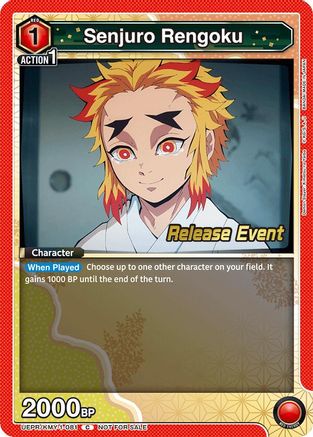 Senjuro Rengoku (UEPR/KMY-1-081) - UE05BT Demon Slayer Kimetsu no Yaiba Release Event Cards - UE05BT: Demon Slayer: Kimetsu no Yaiba Release Event Cards - Card Brawlers | Quebec | Canada |