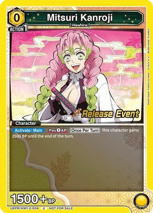 Mitsuri Kanroji (004) (UEPR/KMY-2-004) - UE05BT Demon Slayer Kimetsu no Yaiba Release Event Cards - UE05BT: Demon Slayer: Kimetsu no Yaiba Release Event Cards - Card Brawlers | Quebec | Canada |