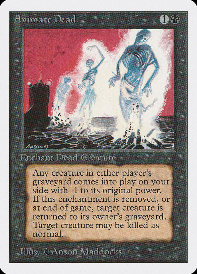Animate Dead [Unlimited Edition] - Magic: The Gathering - Card Brawlers | Quebec | Canada |