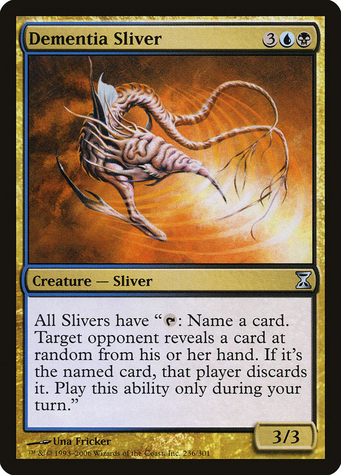 Dementia Sliver [Time Spiral] - Magic: The Gathering - Card Brawlers | Quebec | Canada |