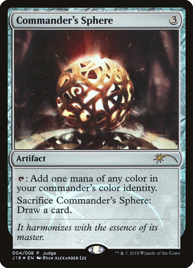 Commander's Sphere [Judge Gift Cards 2018] - Magic: The Gathering - Card Brawlers | Quebec | Canada |