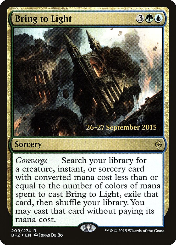 Bring to Light [Battle for Zendikar Prerelease Promos] - Magic: The Gathering - Card Brawlers | Quebec | Canada |